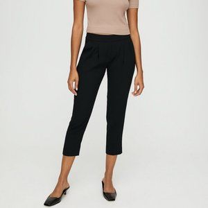 Aritzia Babaton Cohen Pant Terado Black Crop Ankle